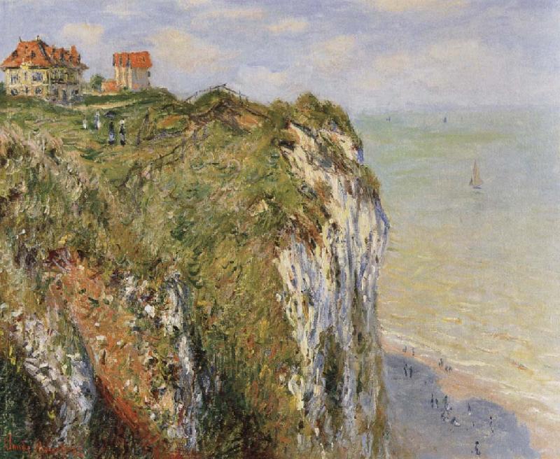 Claude Monet Cliffs near Dieppe oil painting image